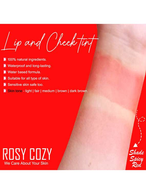 red lip gloss rosy cozy spicy-red - 22063869 -  Standard Image - 2