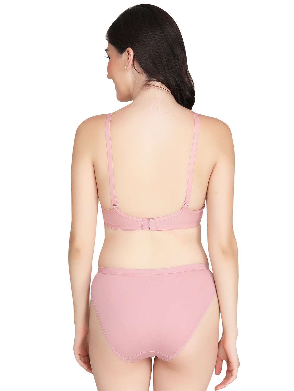 women pack of 2 solid bra and panty set - 22065136 -  Standard Image - 2