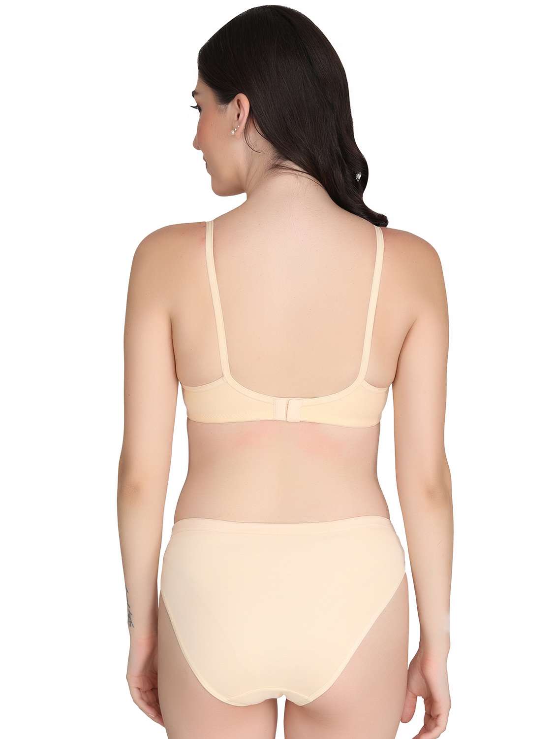 women pack of 2 solid bra and panty set - 22065220 -  Standard Image - 2