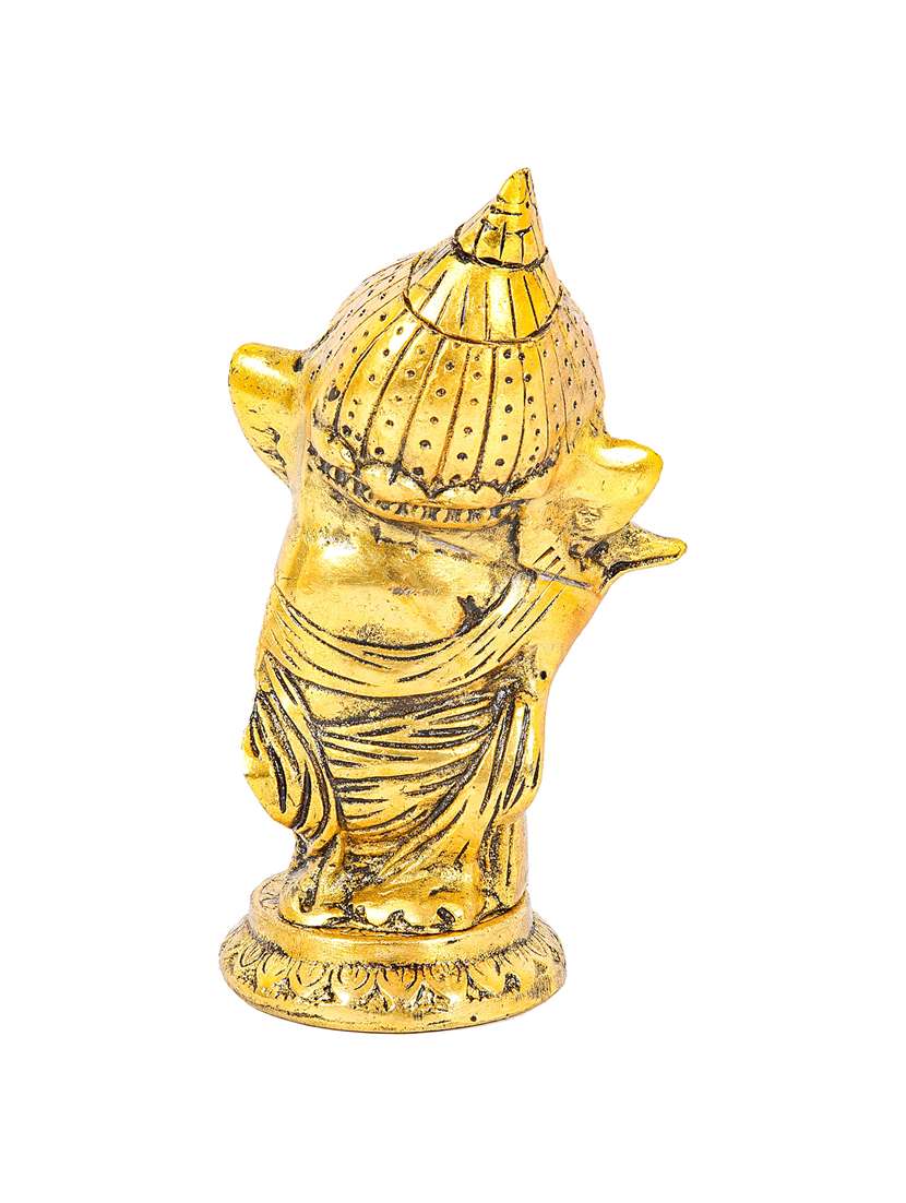  gold plated lord ganesh murti - 22065608 -  Standard Image - 2