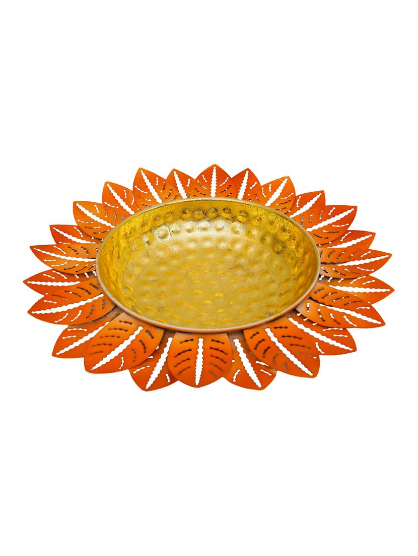 lotus shape decorative urli for home decor - 22065698 - Standard Image - 2