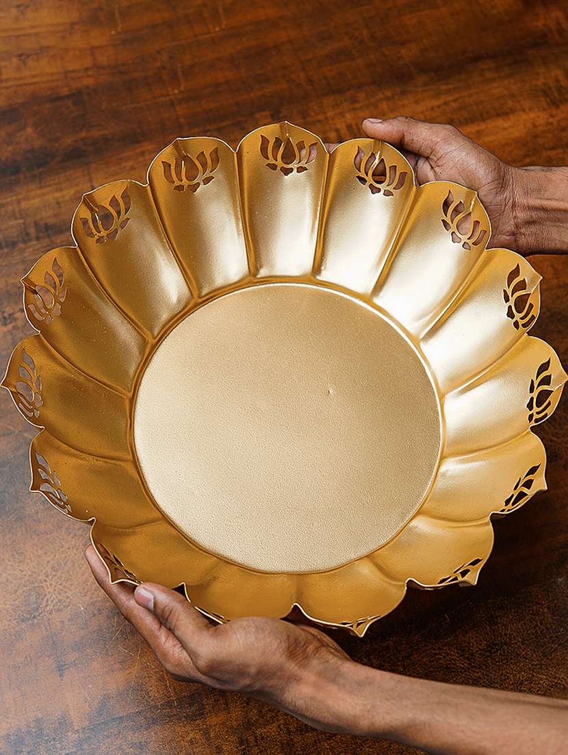 lotus shape decorative urli for home decor - 22065703 -  Standard Image - 2