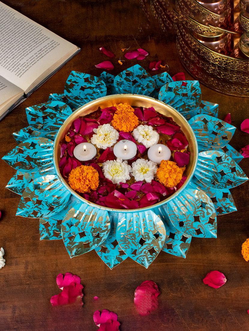 lotus shape decorative urli for home decor - 22065704 - Zoom Image - 0