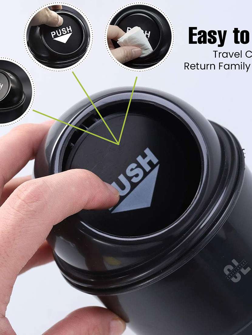 black solid plastic car dustbin - 22065803 -  Standard Image - 2