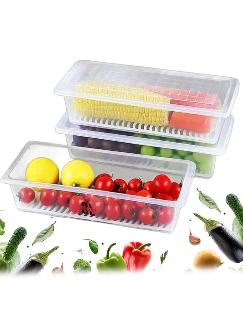 plastic storage container with lid for fridge