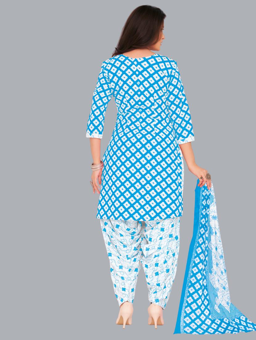 women printed unstitched salwar suit set - 22065938 - Standard Image - 2