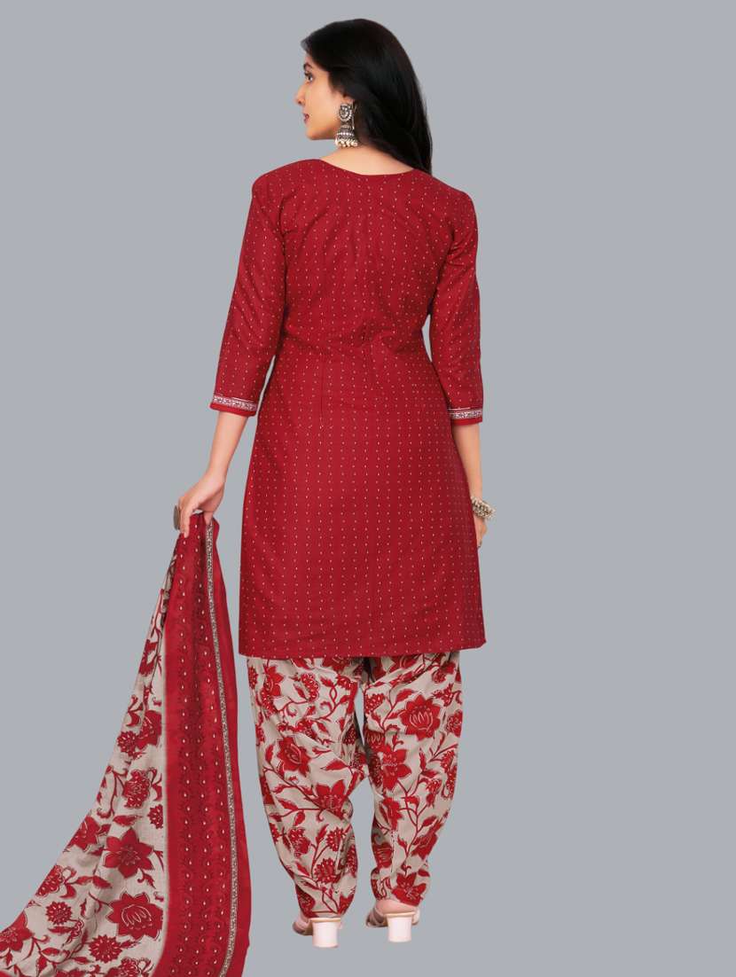 women printed unstitched salwar suit set - 22065941 -  Standard Image - 2