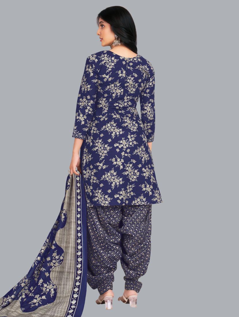 women floral printed unstitched salwar suit set - 22065943 - Standard Image - 2