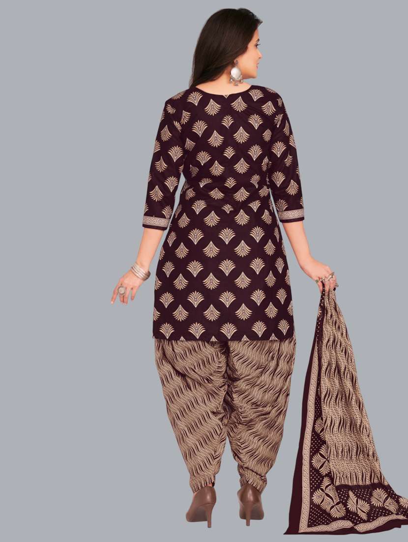 women printed unstitched salwar suit set - 22065945 -  Standard Image - 2