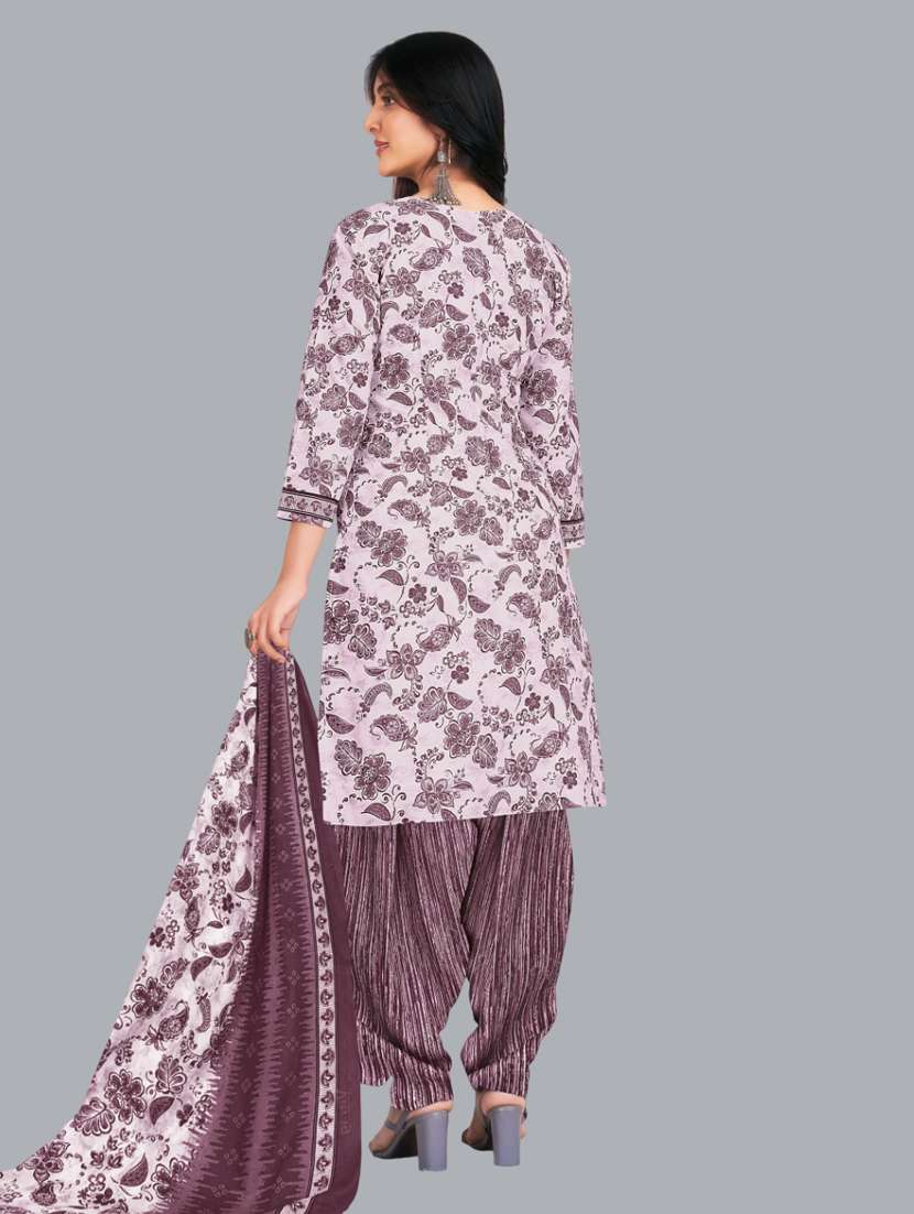 women floral printed unstitched salwar suit set - 22065946 -  Standard Image - 2