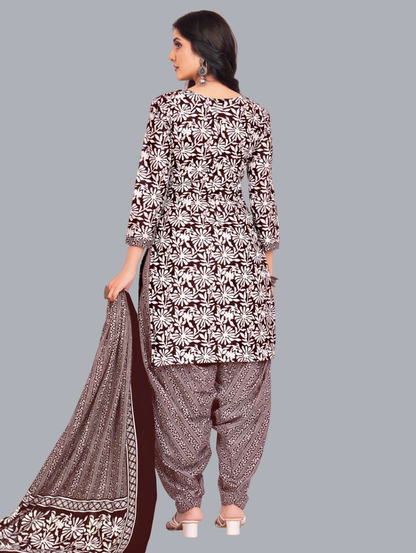 women floral printed unstitched salwar suit set - 22065951 -  Standard Image - 2