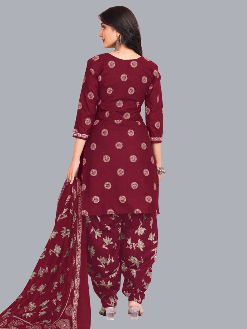 women printed unstitched salwar suit set - 22065962 - Standard Image - 2
