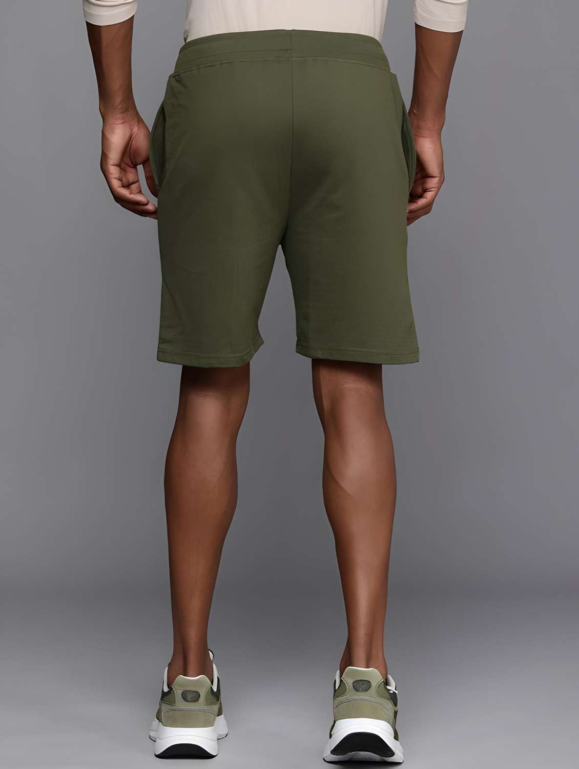 men printed mid rise regular fit shorts - 22066005 -  Standard Image - 2