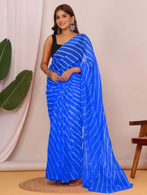 women leheriya printed saree - 22066032 - Standard Image - 0