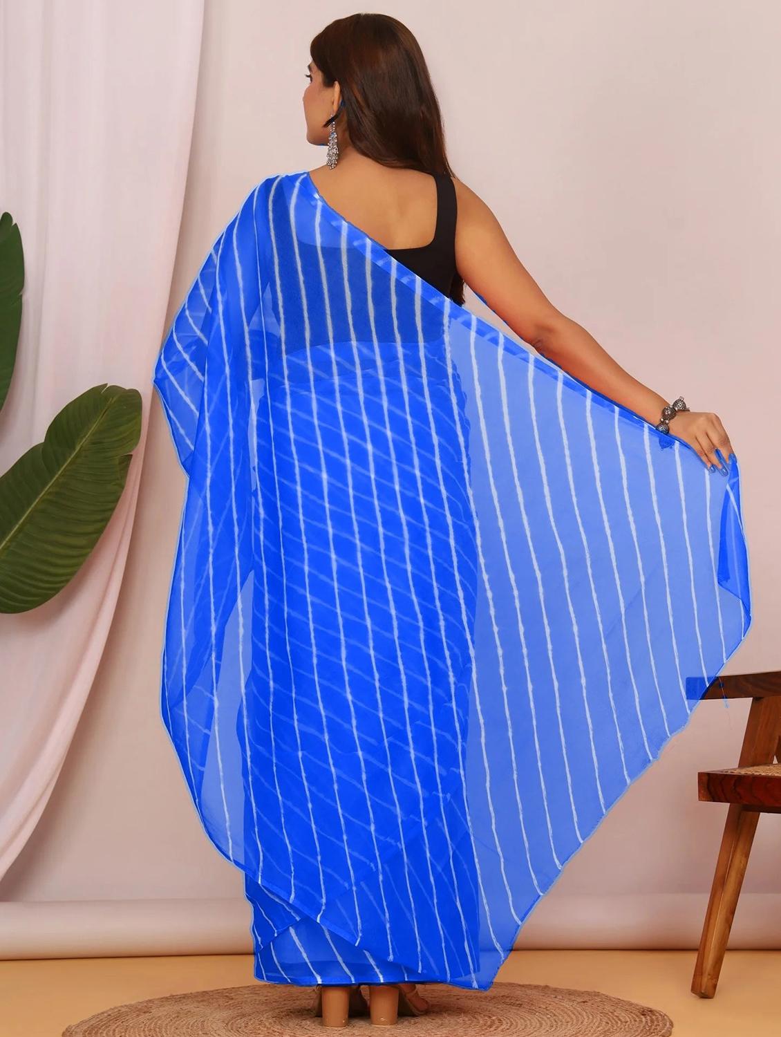 women leheriya printed saree - 22066032 - Standard Image - 2