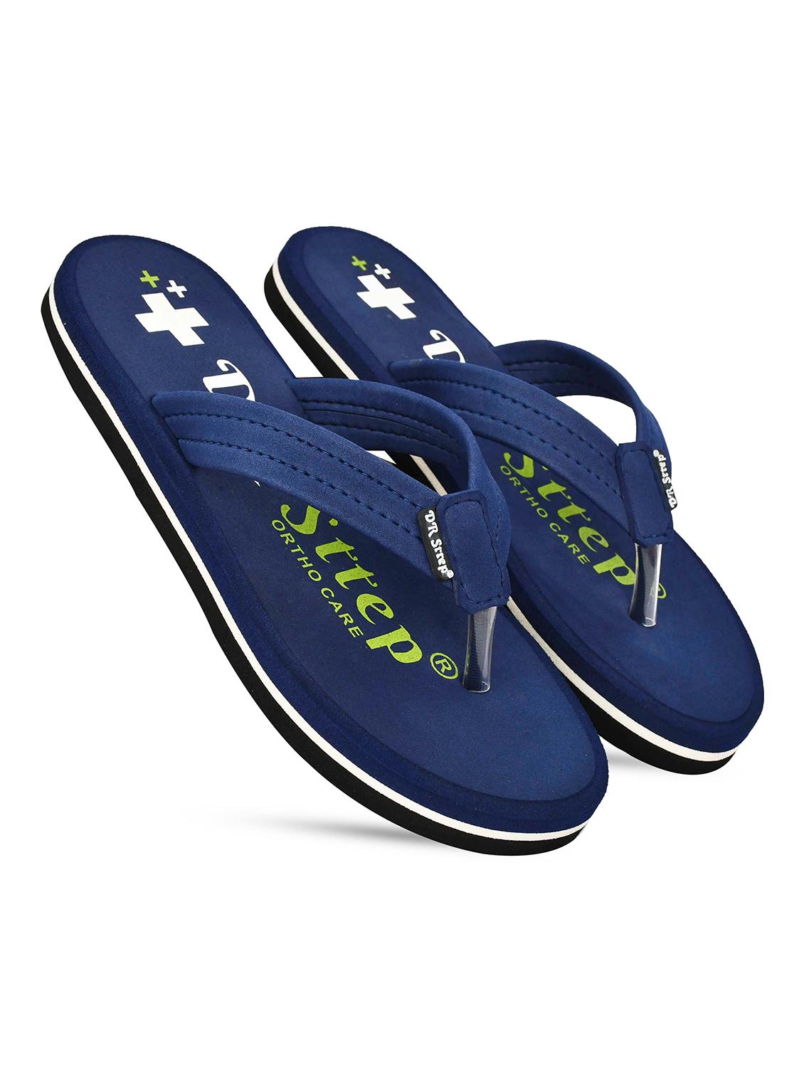women blue printed slipper - 22066275 - Standard Image - 2