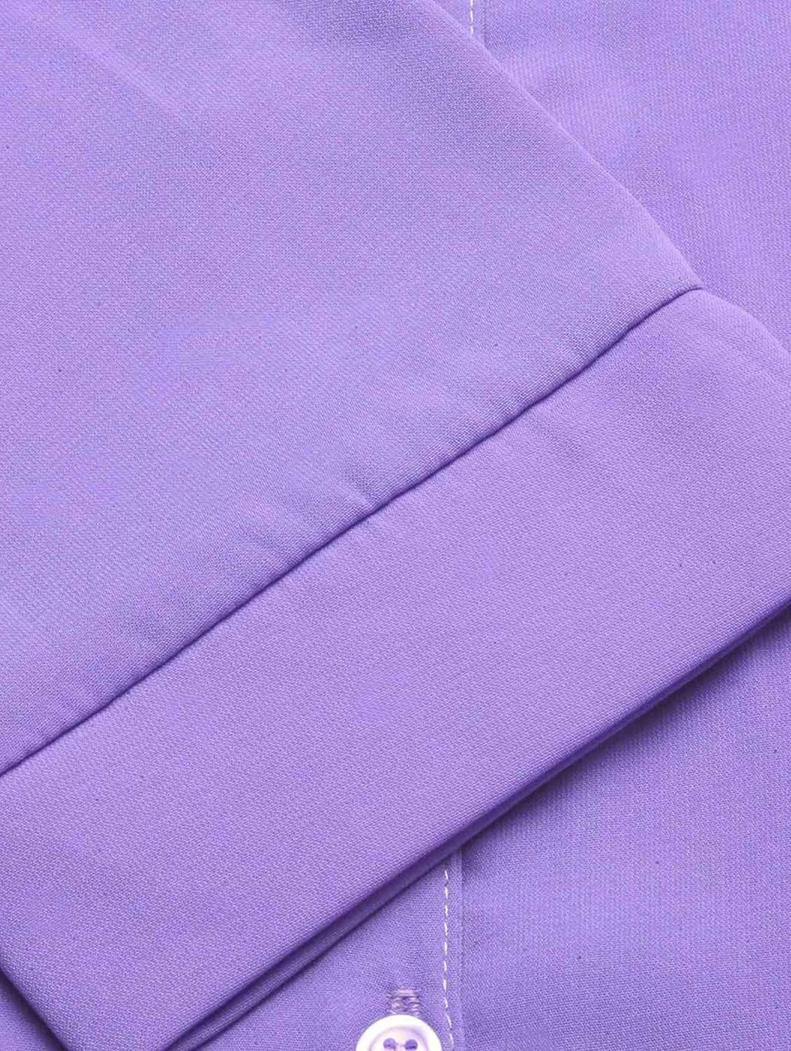 women solid collared three quarter sleeve shirt - 22066322 -  Standard Image - 7