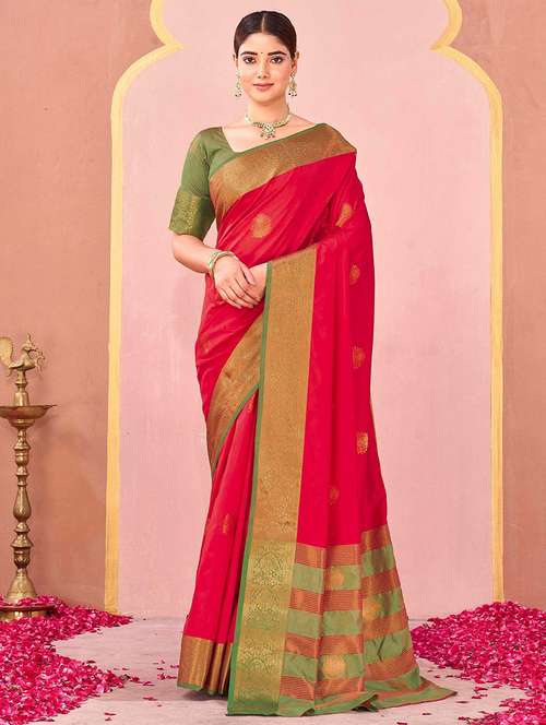 women self design banarasi saree with blouse - 22066364 -  Standard Image - 0