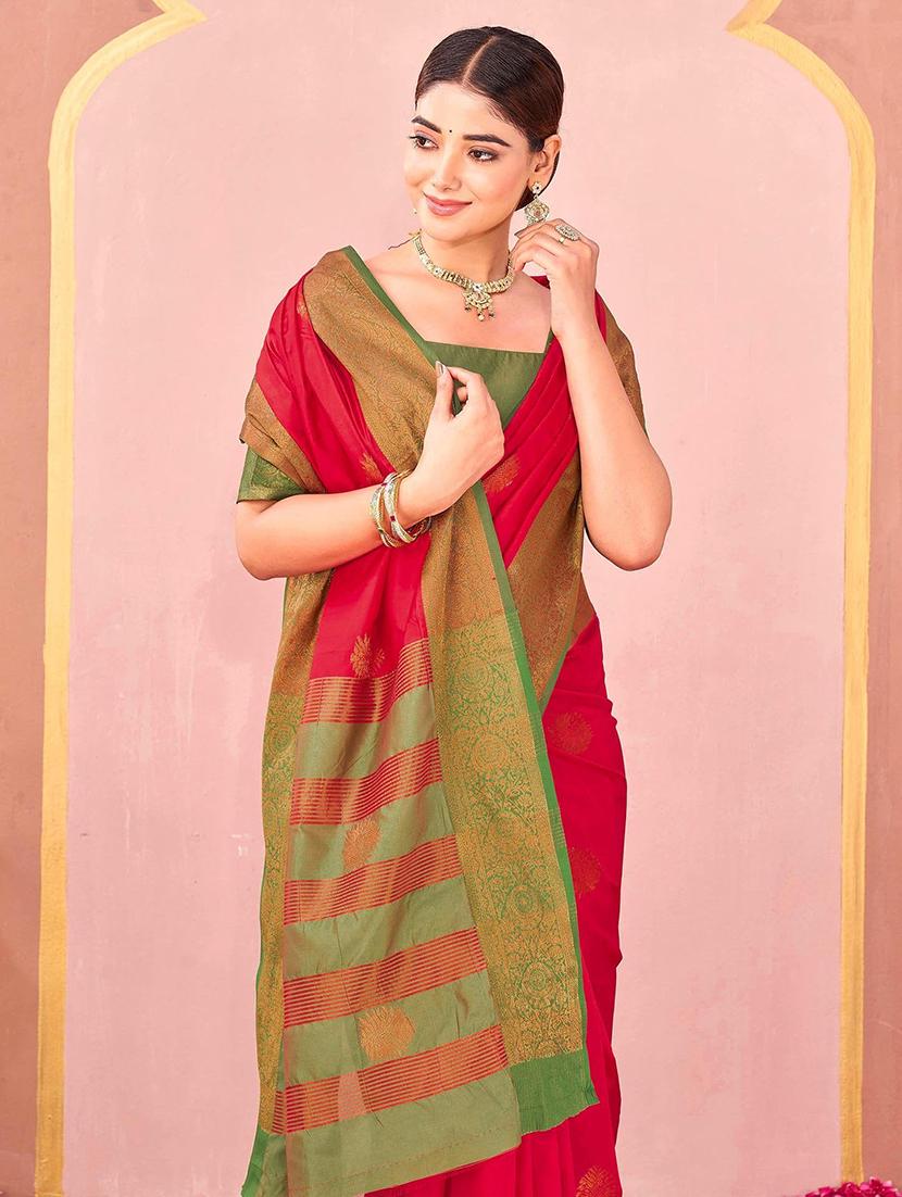 women self design banarasi saree with blouse - 22066364 - Standard Image - 2