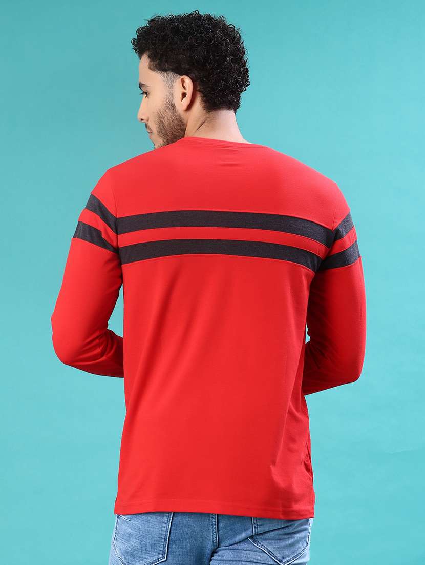 men striped long sleeve regular fit t-shirt - 22066801 -  Standard Image - 2
