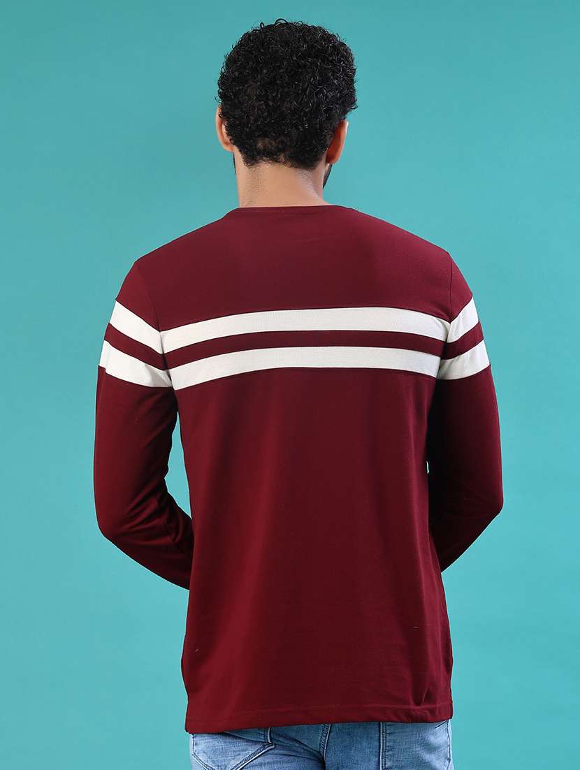 men striped long sleeve regular fit t-shirt - 22066802 -  Standard Image - 2
