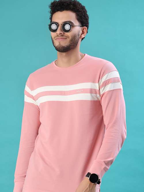 men striped long sleeve regular fit t-shirt - 22066805 -  Standard Image - 0