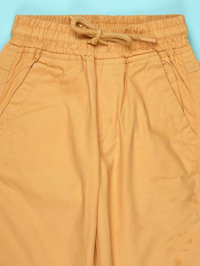 boys solid mid rise relaxed fit jogger - 22067064 -  Standard Image - 2