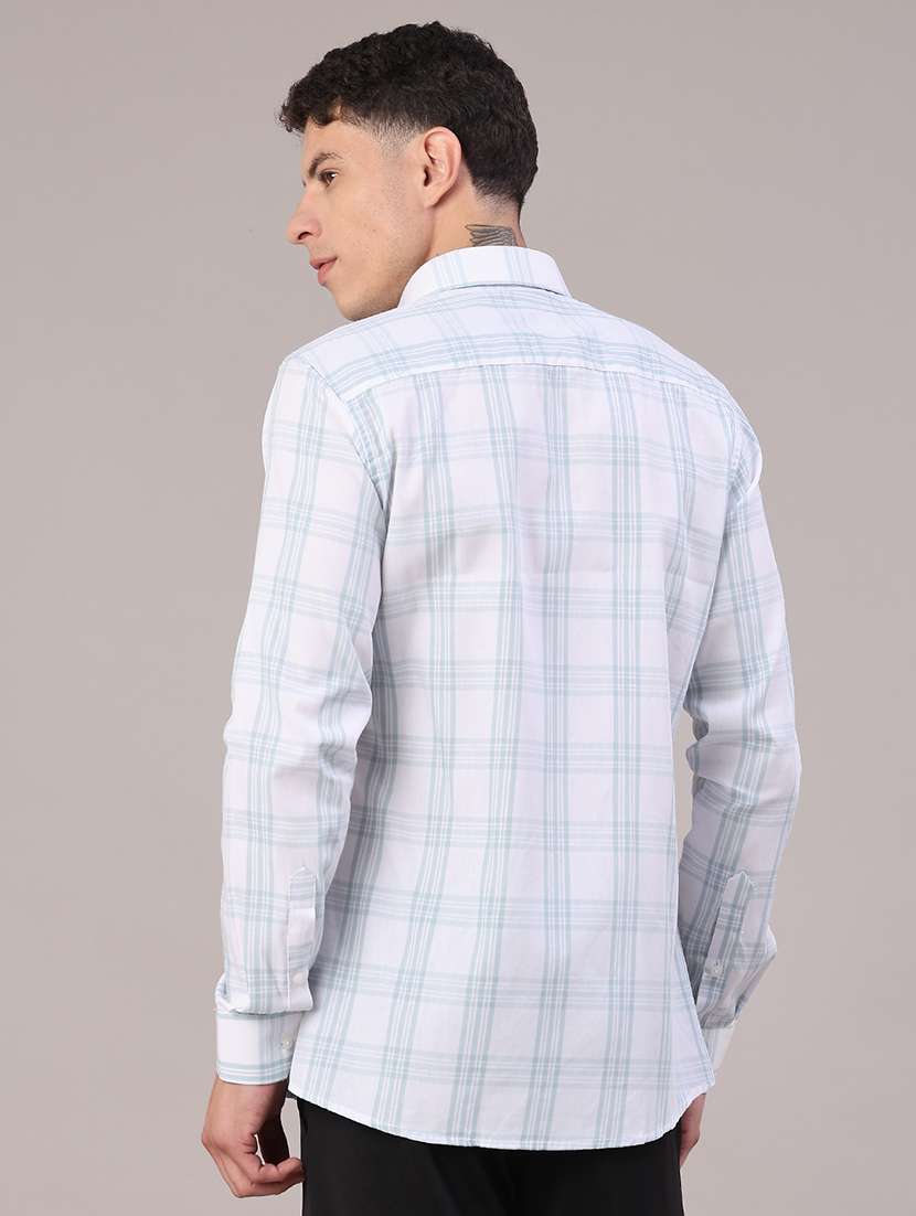 men checkered collared long sleeve shirt - 22067102 -  Standard Image - 2