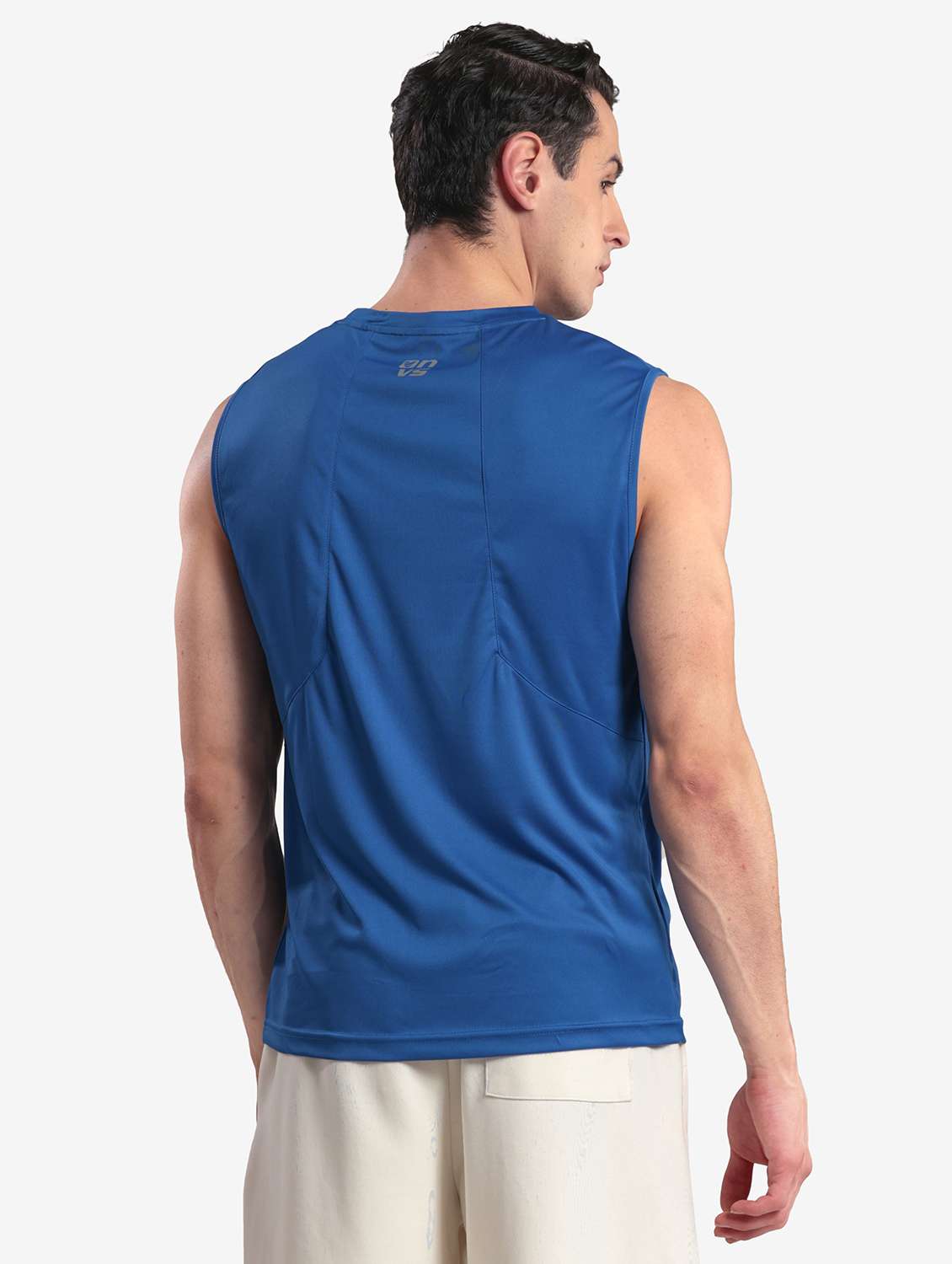 men printed sleeveless regular fit t-shirt - 22067515 -  Standard Image - 2