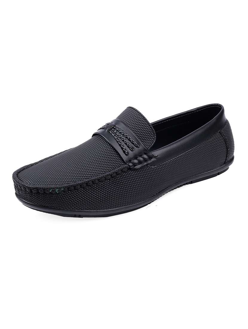 men black slip on loafer - 22067530 -  Standard Image - 2