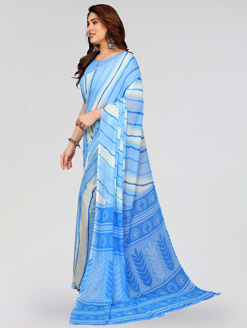 women printed casual wear saree with blouse - 22068000 -  Standard Image - 2