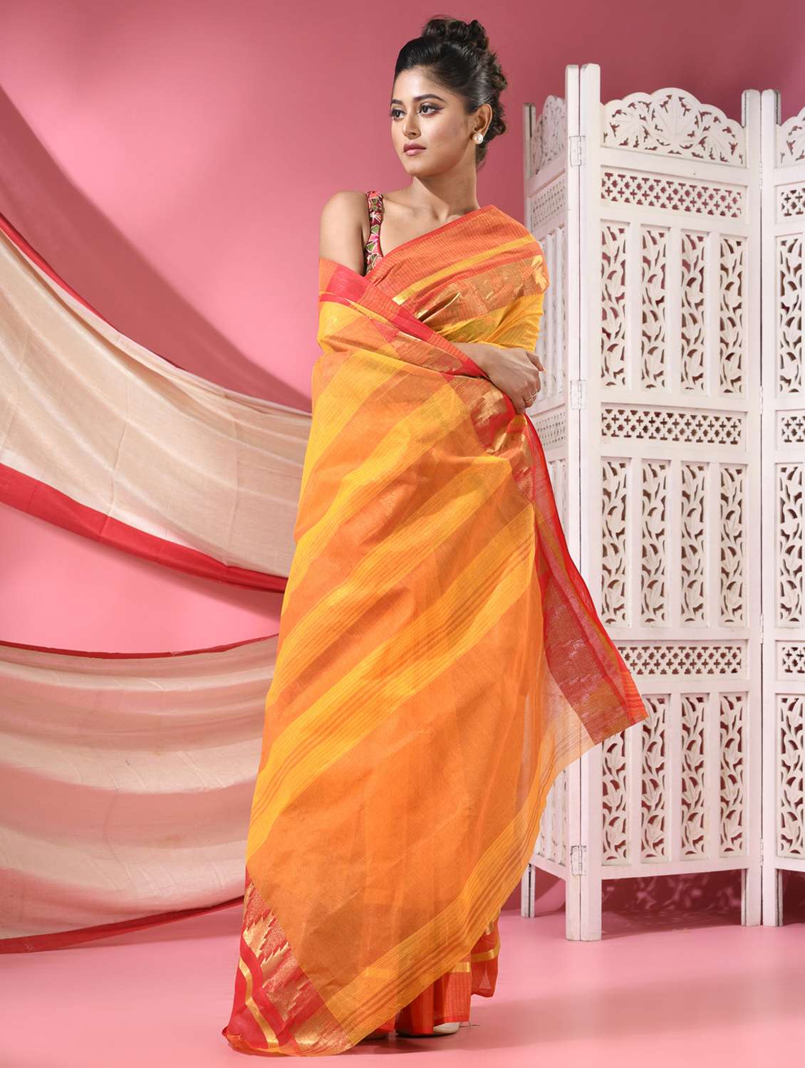 women self design handloom saree - 22068612 -  Standard Image - 2