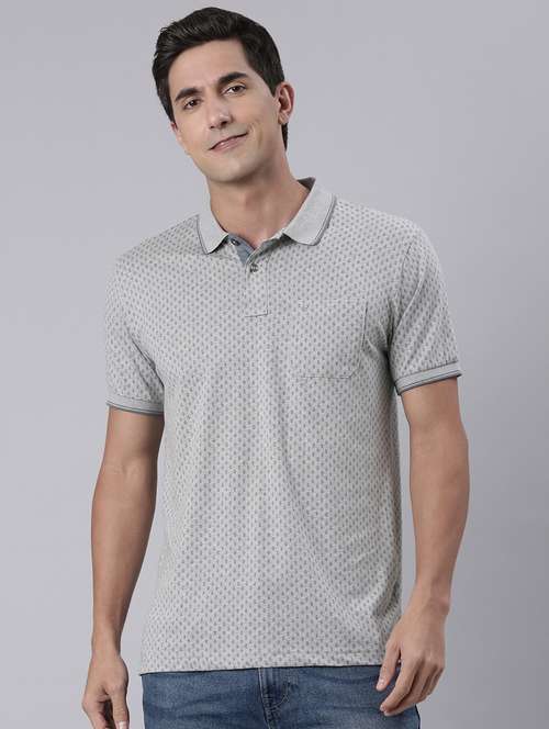 men printed short sleeve regular fit polo t-shirt - 22068745 -  Standard Image - 0
