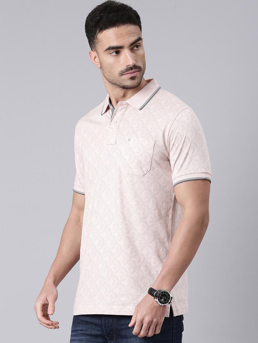 men printed short sleeve regular fit polo t-shirt - 22068757 - Standard Image - 2