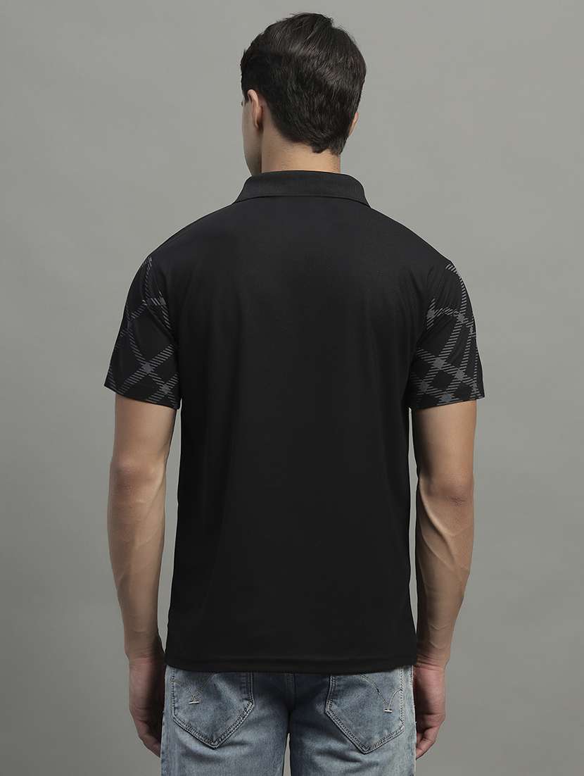 men printed short sleeve regular fit polo t-shirt - 22068772 -  Standard Image - 2