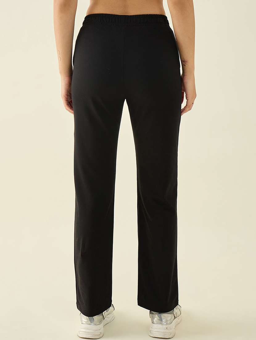 women solid mid rise straight trouser - 22068810 - Standard Image - 2
