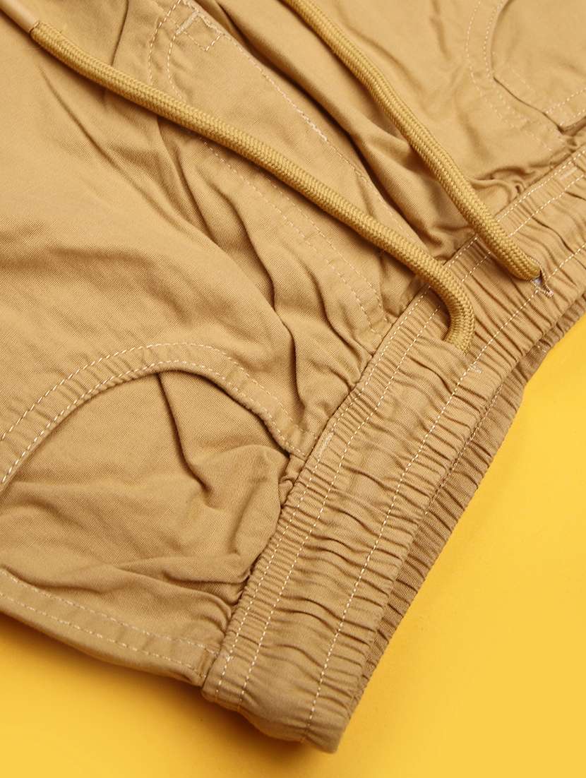 boys solid mid rise cargo - 22068982 -  Standard Image - 2