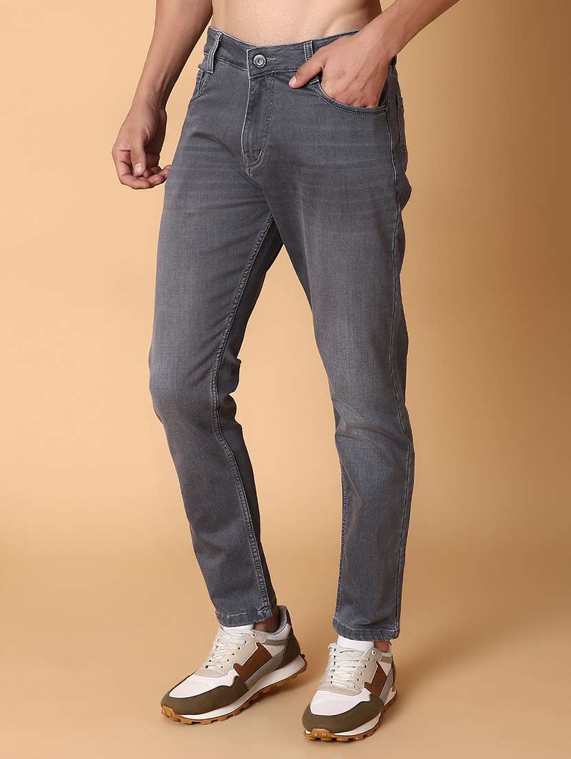men washed mid rise full length jeans - 22068995 -  Standard Image - 2