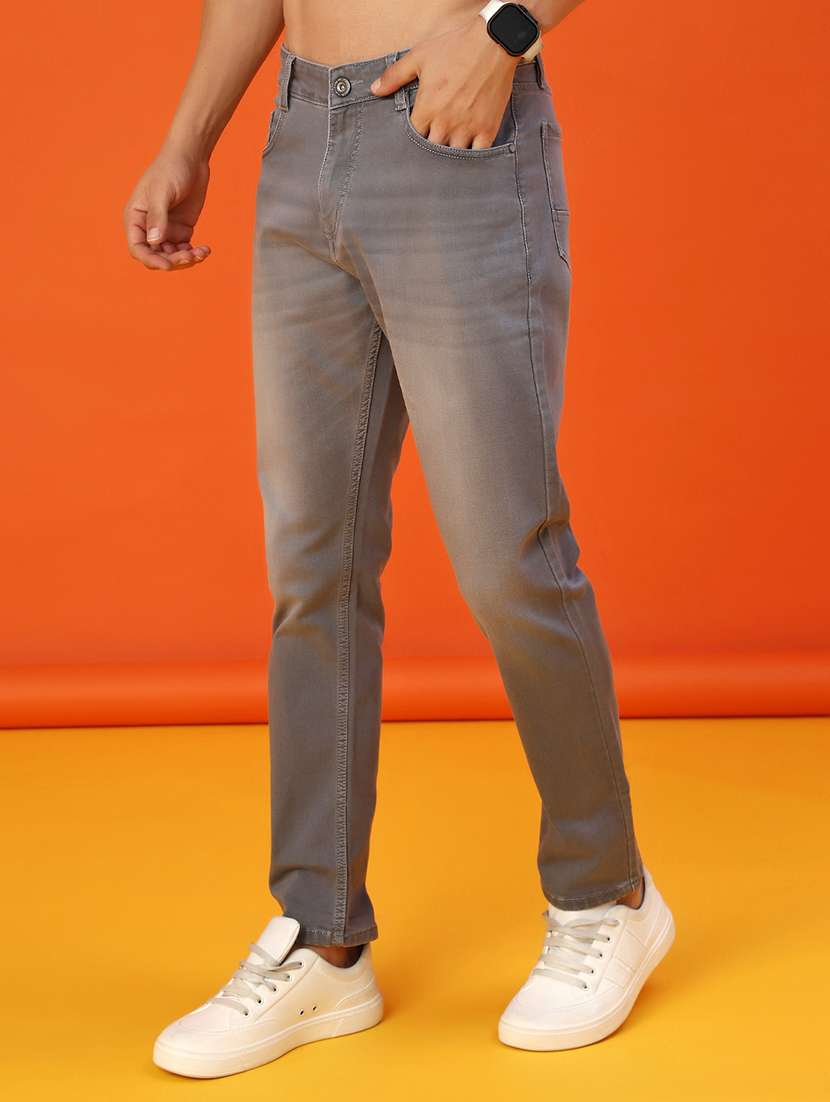 men washed mid rise full length jeans - 22069008 -  Standard Image - 2