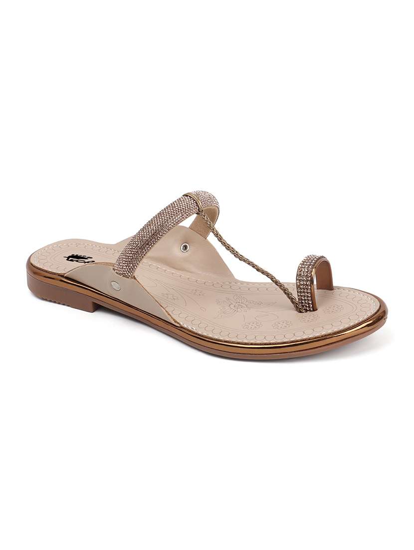 women one toe slip on flats - 22069079 - Standard Image - 2