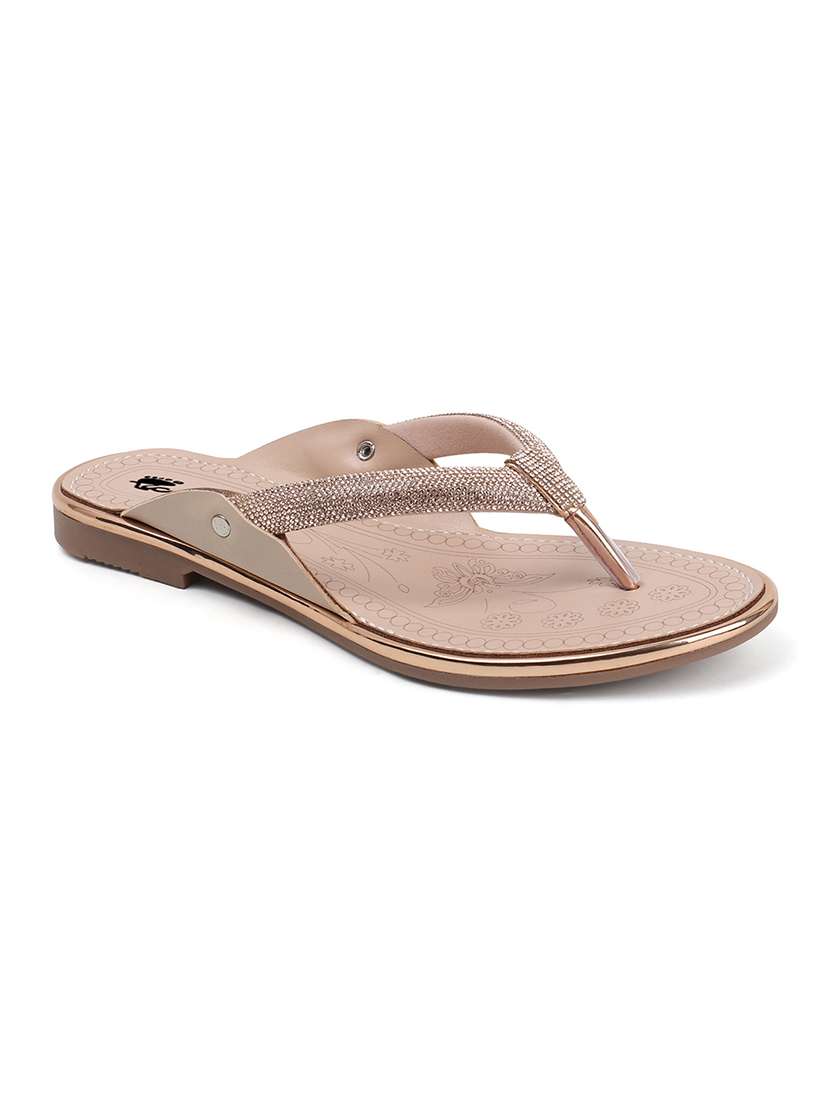 women embellished slip on flat sandal - 22069083 - Standard Image - 2