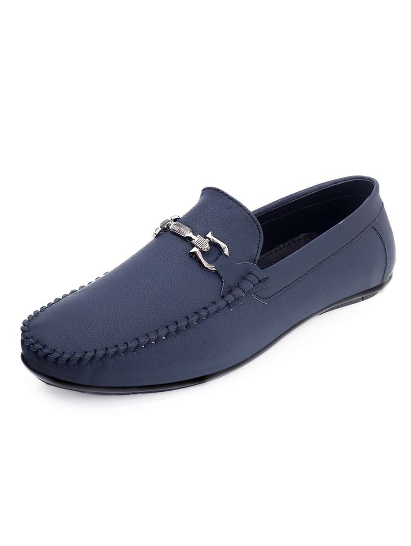 men blue slip on loafer - 22069153 - Standard Image - 2