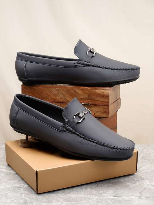 men grey slip on loafer - 22069154 - Standard Image - 0