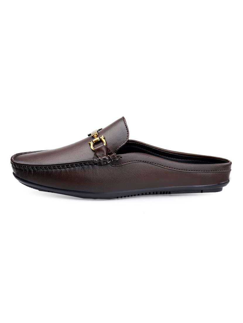 men brown slip on loafer - 22069155 - Standard Image - 2