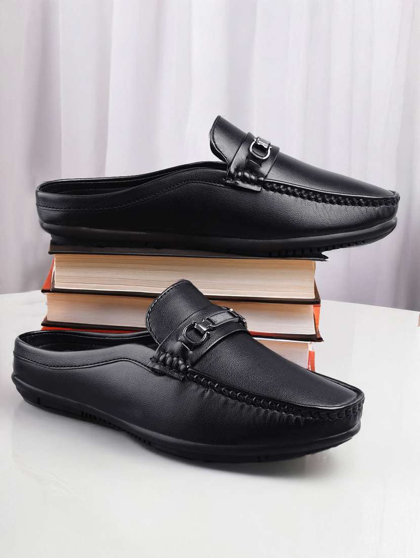 men black slip on loafer