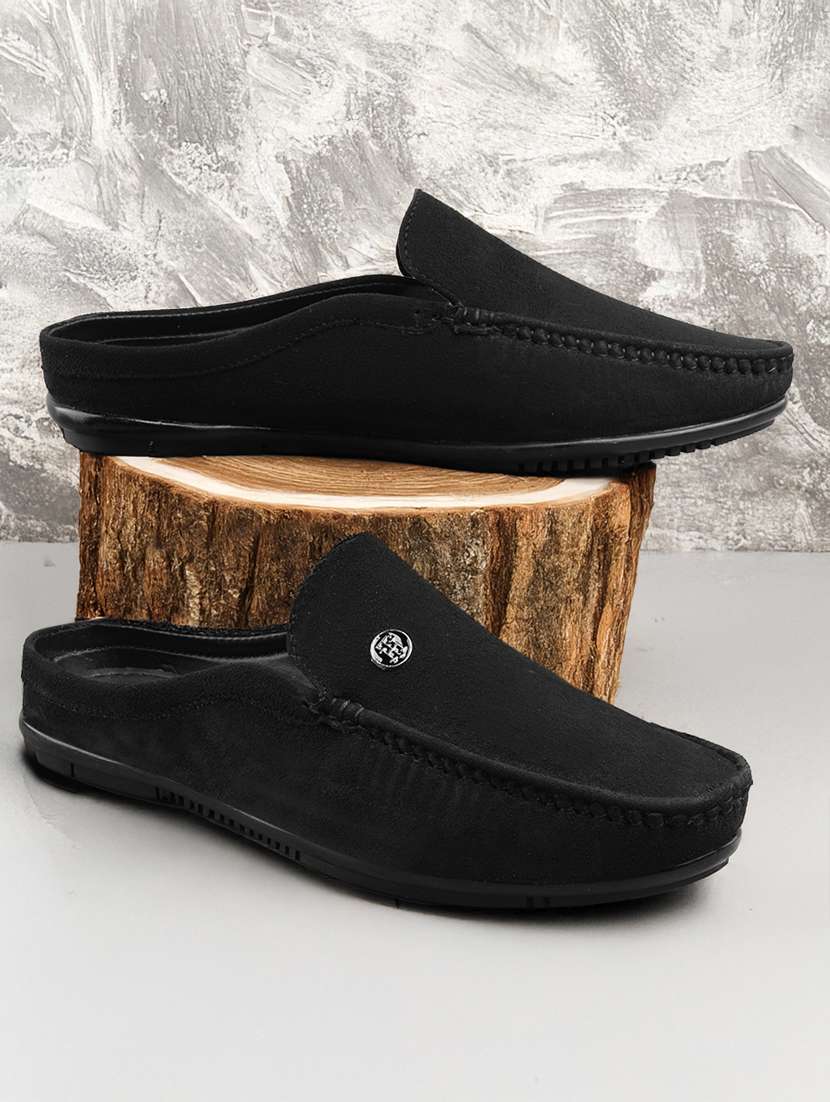 men blue slip on loafer