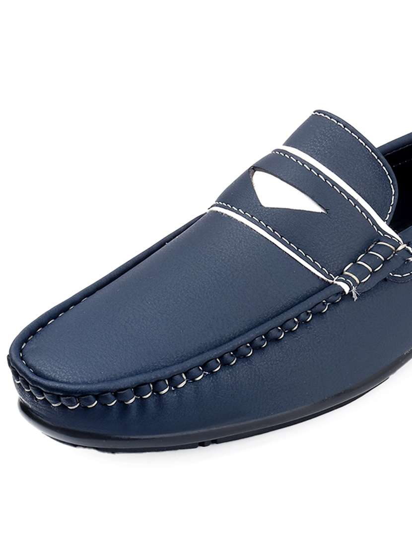men blue slip on loafer - 22069161 - Standard Image - 7