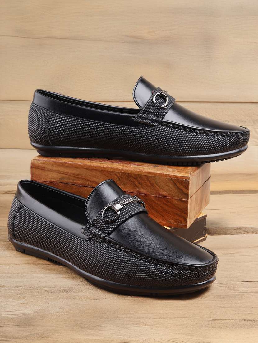 men black slip on loafer - 22069165 -  Zoom Image - 0
