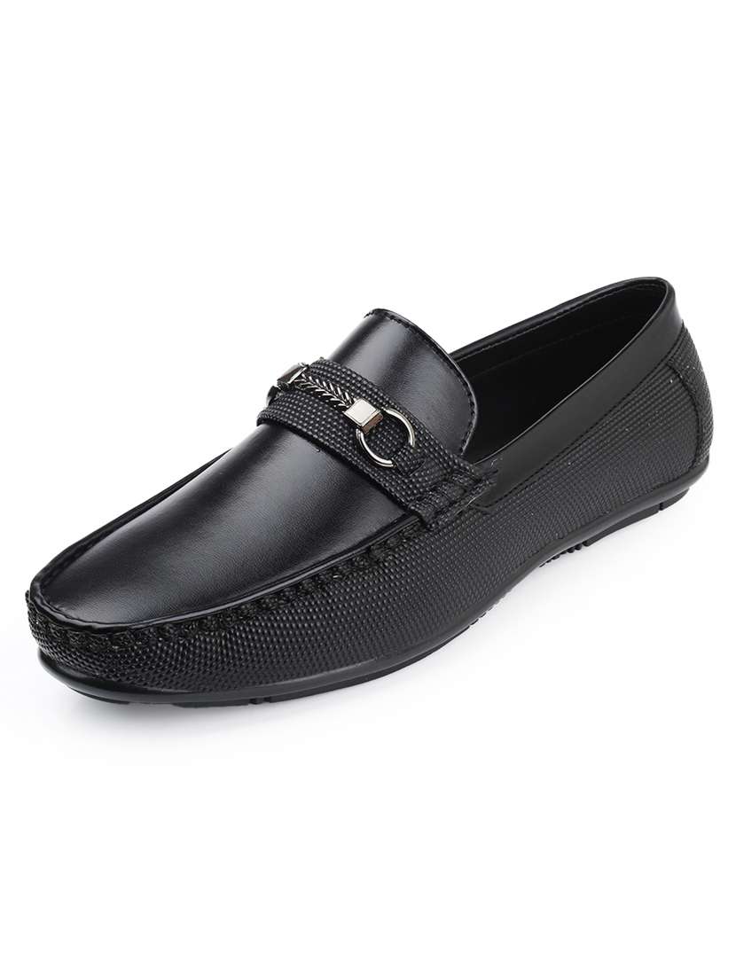 men black slip on loafer - 22069165 - Standard Image - 2