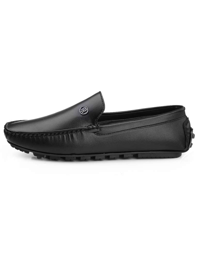 men black slip on loafer - 22069166 - Standard Image - 2